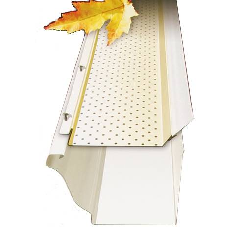 Golden Guard Aluminum Gutter Protector 30 ft.