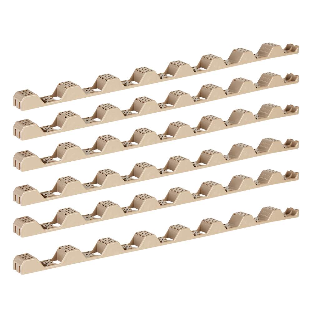 Suntuf Corrugated Polycarbonate Panel Strips 2 ft. Pkg/6