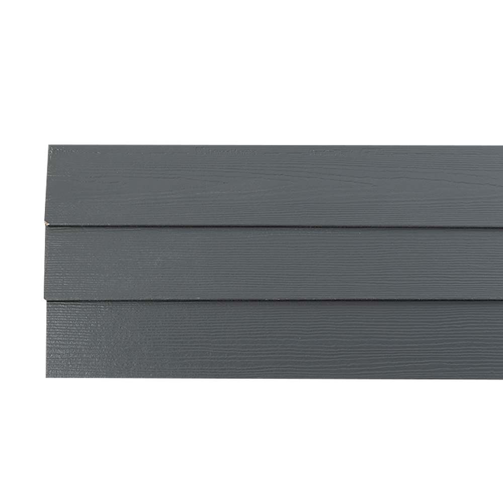 Night Grey Fibre Cement Siding 6&nbsp;1/4&nbsp;in. x 12 ft.