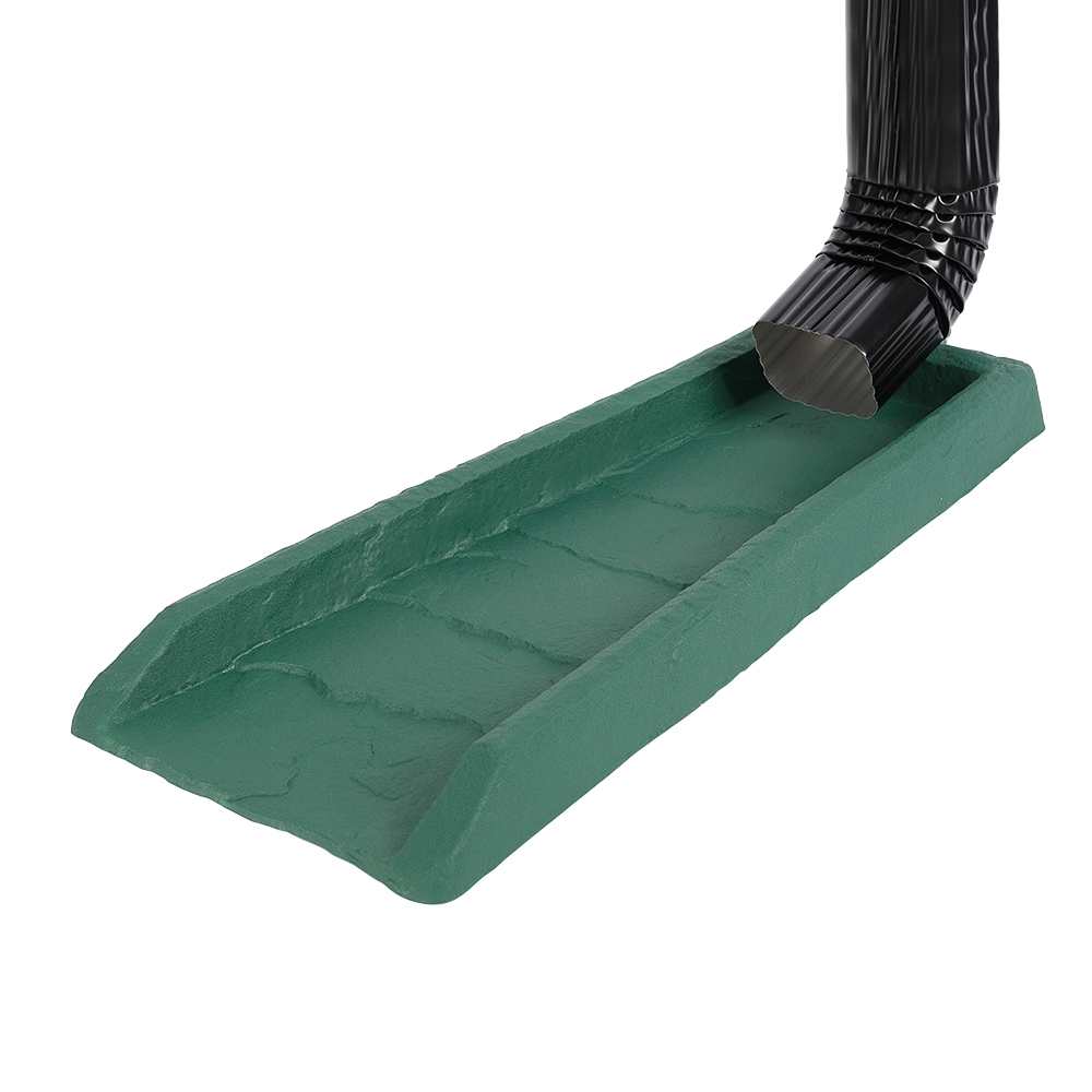 Déflecteur de descente de gouttière vert 22&nbsp;po&nbsp;x&nbsp;10&nbsp;po GARANT