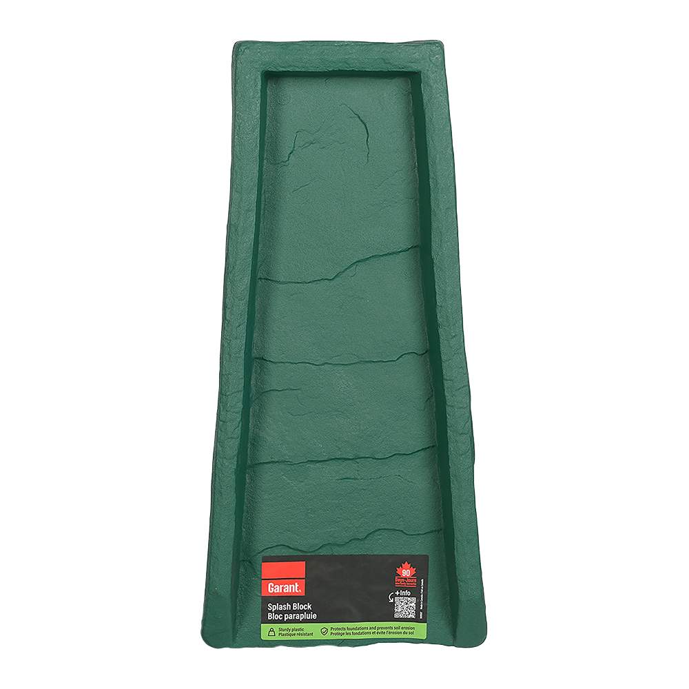 Déflecteur de descente de gouttière vert 22&nbsp;po&nbsp;x&nbsp;10&nbsp;po GARANT