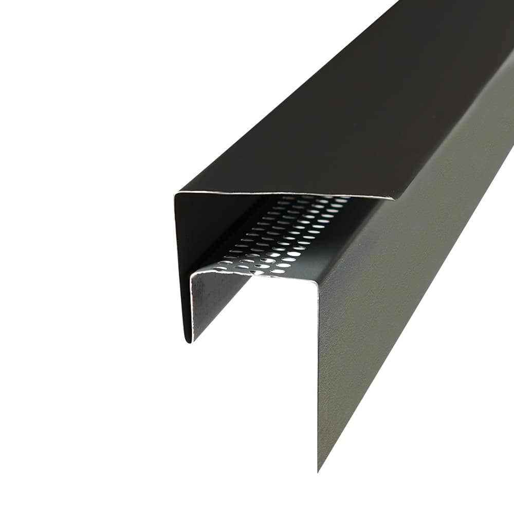 Siding Vent Moulding 10 ft. Black