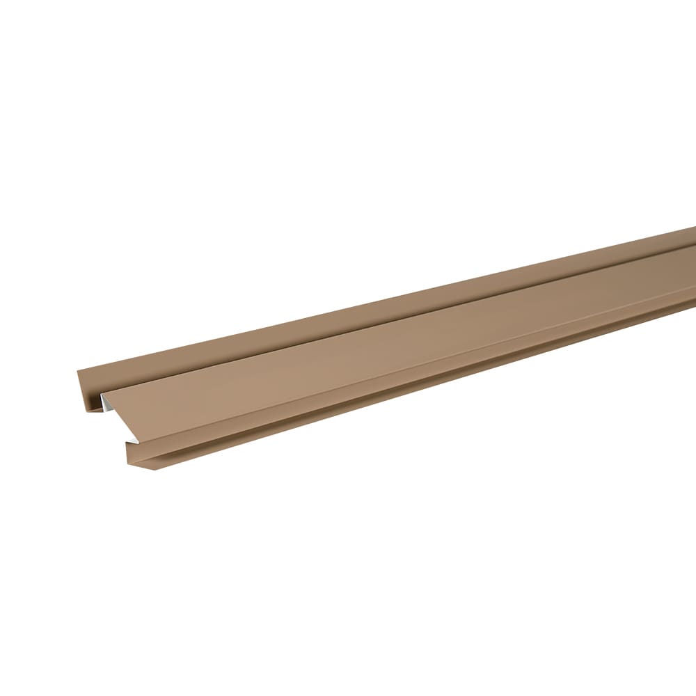 Sandalwood Aluminum Inside Corner Moulding 1/2 in. x 9 ft. 6 in.