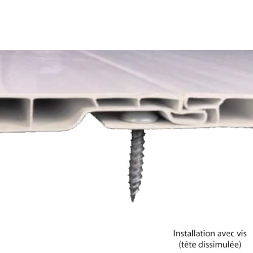 Agri-Panel Indoor Vertical Vinyl Siding 12&nbsp;in&nbsp;x&nbsp;12&nbsp;ft White