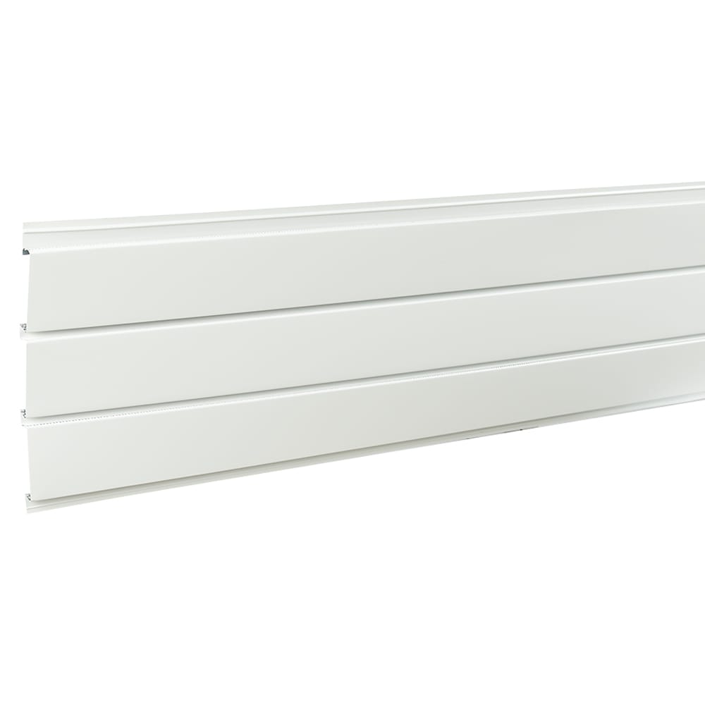 Soffite en aluminium à ventilation invisible Truvent blanc 12&nbsp;po&nbsp;x&nbsp;12&nbsp;pi