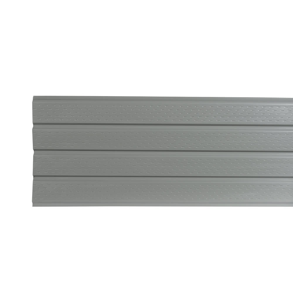 Charcoal Heavy Gauge Aluminum Ventilated Soffit 16 in x 12 ft