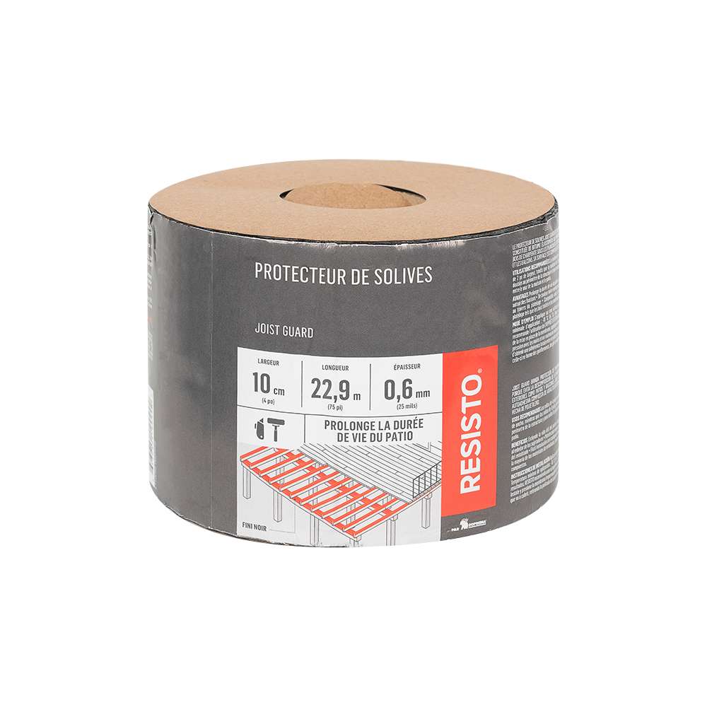 Protecteur imperméable pour solives Joist Guard 4 po x 75 pi
