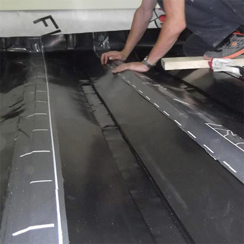 Membrane de drainage pour patio 17&nbsp;1/4&nbsp;po&nbsp;x&nbsp;50&nbsp;pi