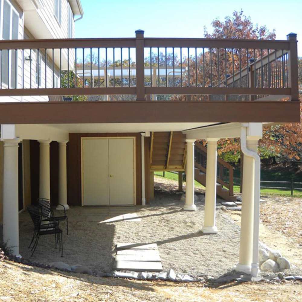 Membrane de drainage pour patio 17&nbsp;1/4&nbsp;po&nbsp;x&nbsp;50&nbsp;pi