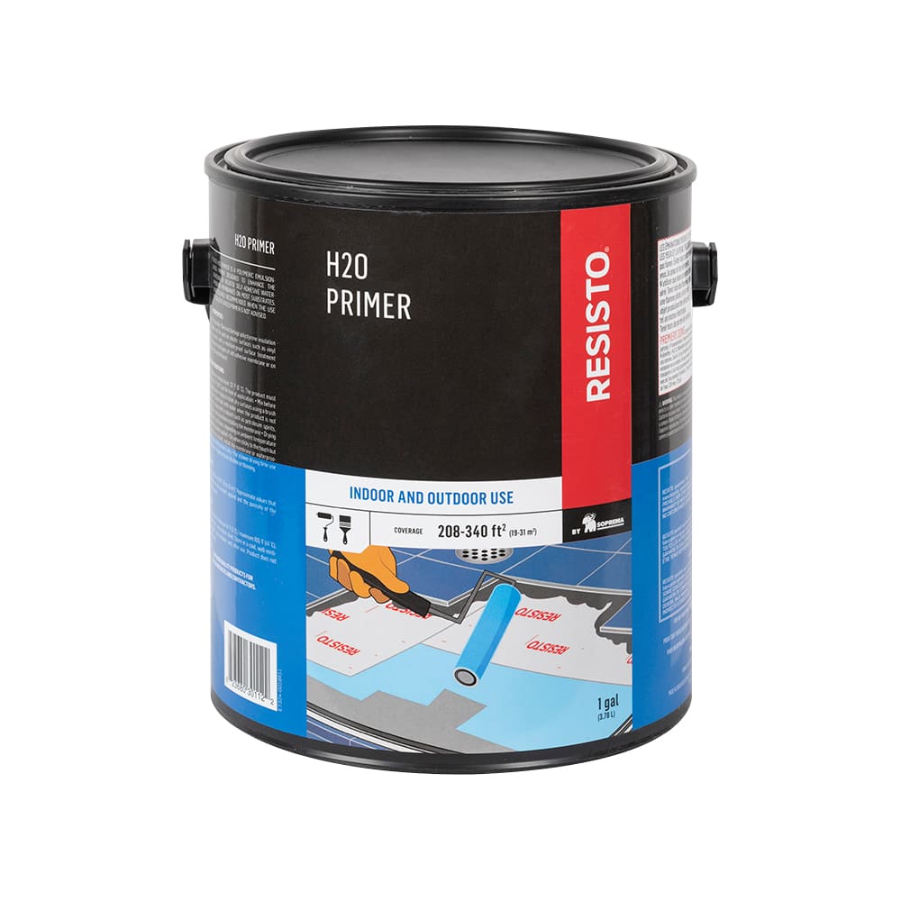 Apprêt H2O intérieur et extérieur pour membranes autoadhésives Resisto 3,78 L