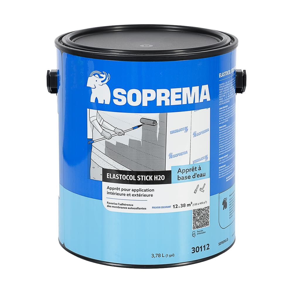 Apprêt H2O intérieur et extérieur pour membranes autoadhésives Resisto 3,78 L
