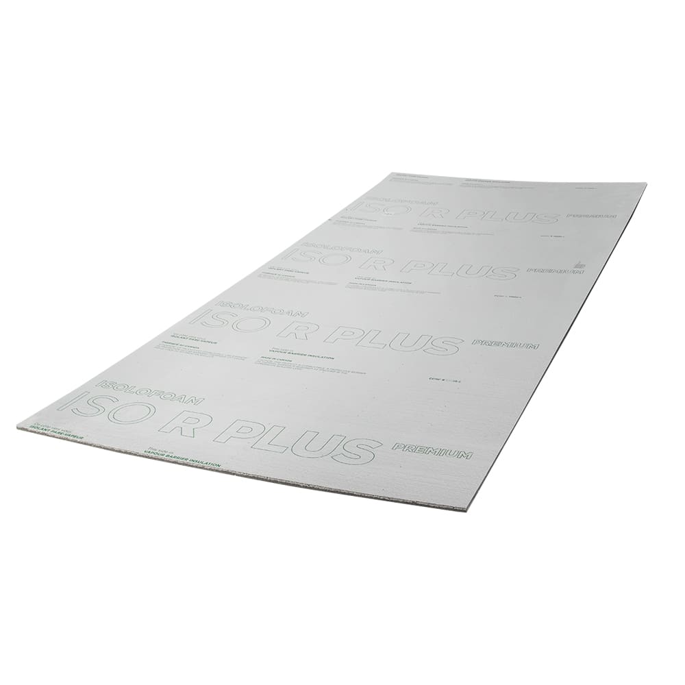 ISOLOFOAM ISO R PLUS Premium Vapour Barrier Insulating Panel 1/2&nbsp;in.&nbsp;x&nbsp;48&nbsp;in.&nbsp;x&nbsp;97&nbsp;1/4&nbsp;in.