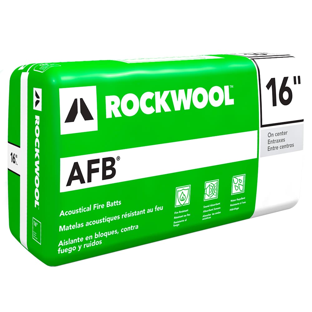 Laine insonorisante Rockwool AFB 6&nbsp;po&nbsp;x&nbsp;16&nbsp;po