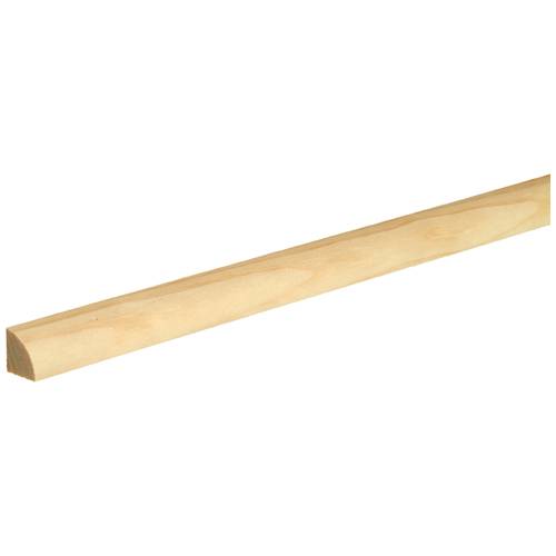 Quart de rond en pin clair 11/16 po x 11/16 po x 8 pi