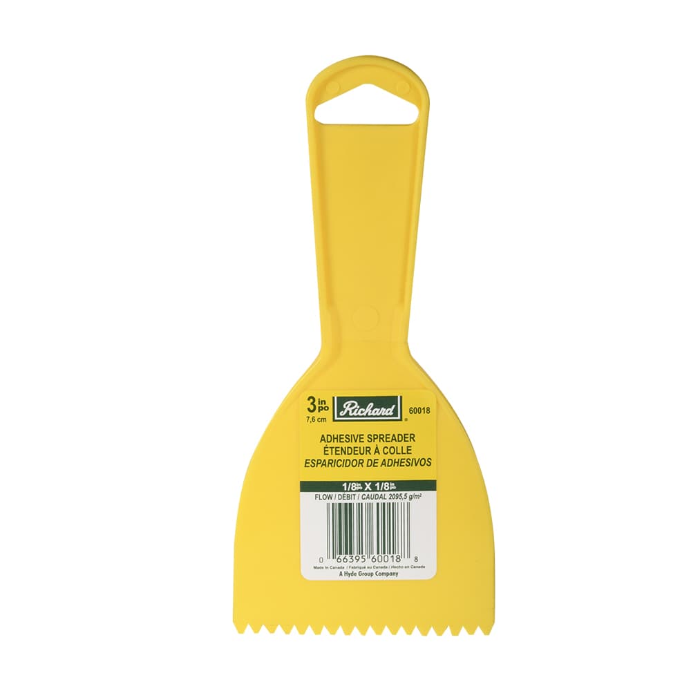 A. RICHARD Adhesive Spreader - 1/8 in. x 3 in.