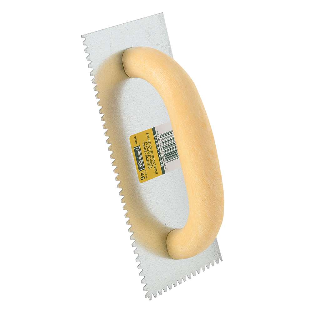 A. RICHARD V Notch Flooring Trowel - 3/16 in.