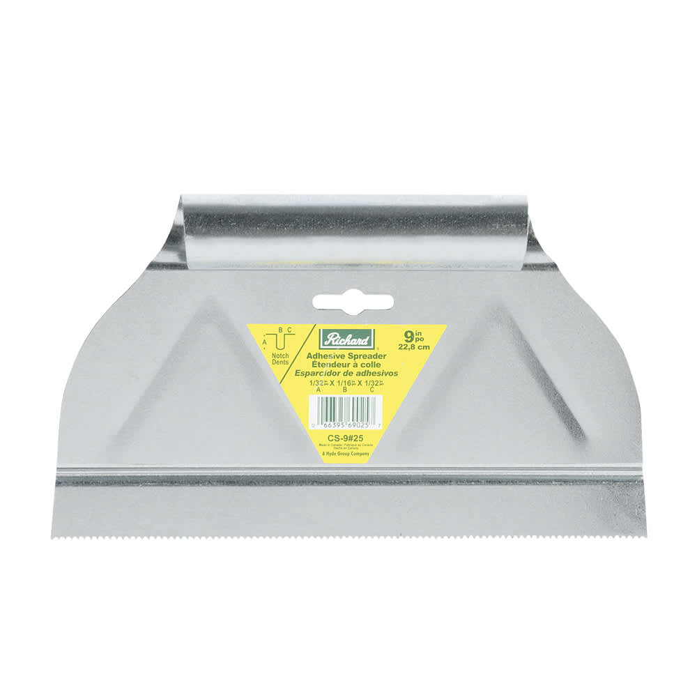 A. RICHARD Adhesive Spreader - 1/32 in. x 9 in.
