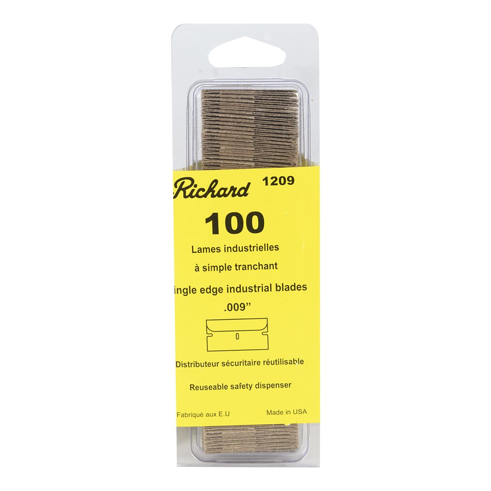 A. RICHARD Window Scraper Replacement Blades Pkg/100