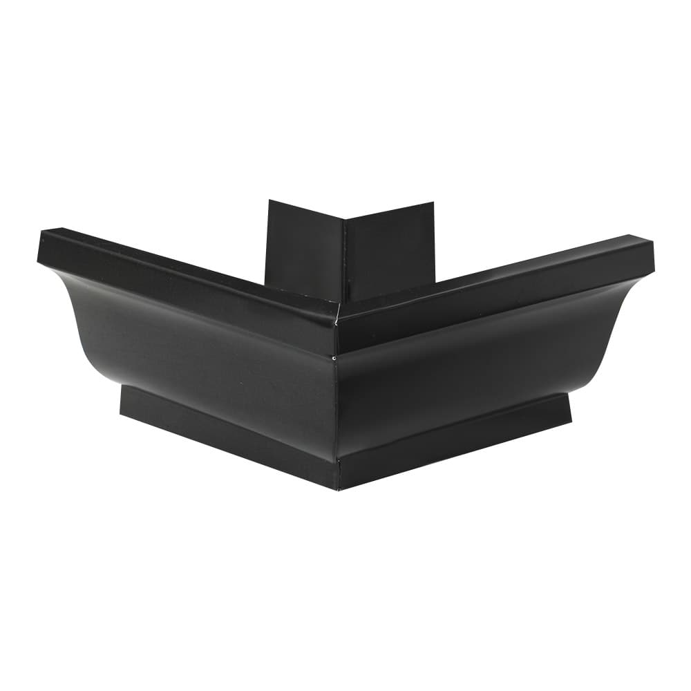 Aluminum Gutter Outside Corner Black