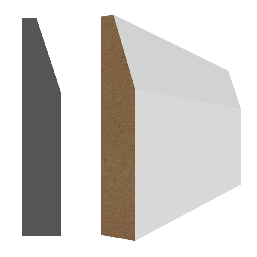 Cadrage Liberté en fibre de bois 1/2&nbsp;po&nbsp;x&nbsp;2&nbsp;5/8&nbsp;po&nbsp;x&nbsp;85&nbsp;po