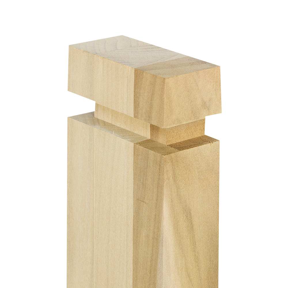 Demi-poteau Zen peuplier