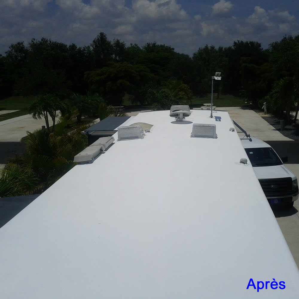 Enduit 100% silicone pour toiture  Henry&nbsp;487 blanc 18,93&nbsp;L