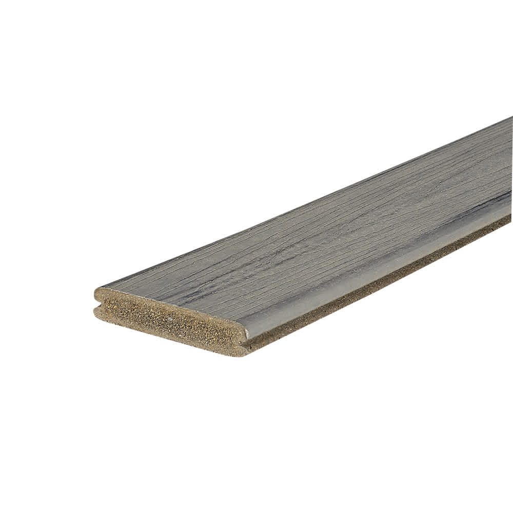 Trex Transcend Composite Patio Board Grooved Edge Island Mist 5&nbsp;1/2&nbsp;in&nbsp;x&nbsp;12&nbsp;ft
