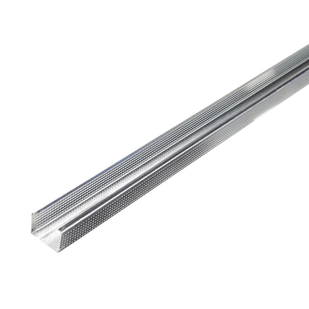 Colombage d'acier galvanisé 1 5/8 po x 8 pi Calibre 25 (0,018 po)