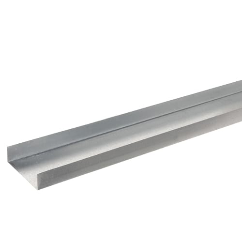 Lisse d'acier galvanisé 6&nbsp;po&nbsp;x&nbsp;10&nbsp;pi&nbsp;Calibre&nbsp;20 (0,033&nbsp;po)