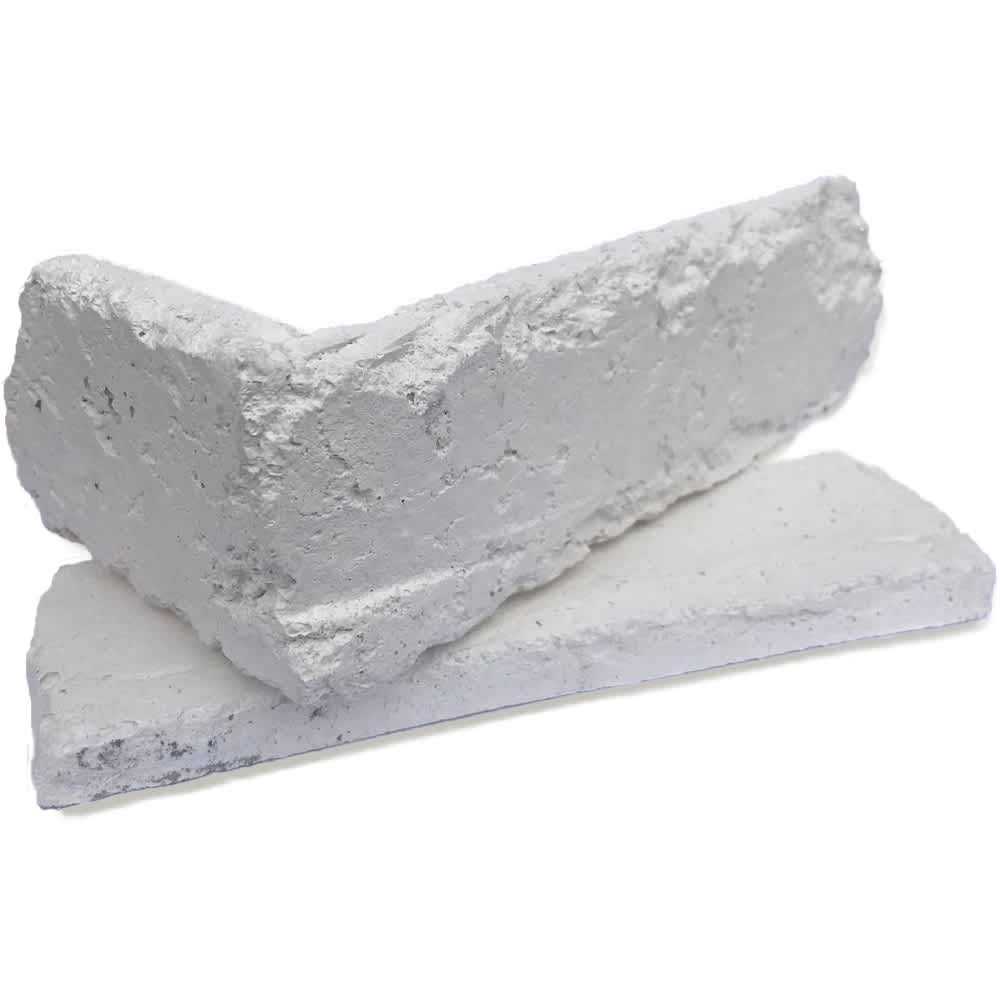 Oslo White Deco Bricks Corners