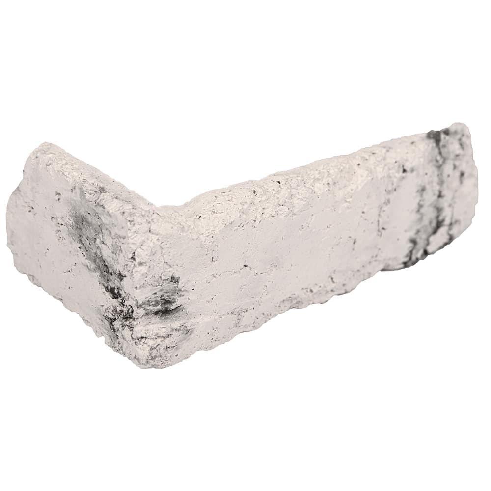 Tokyo White/Grey Marble Deco Brick Corners
