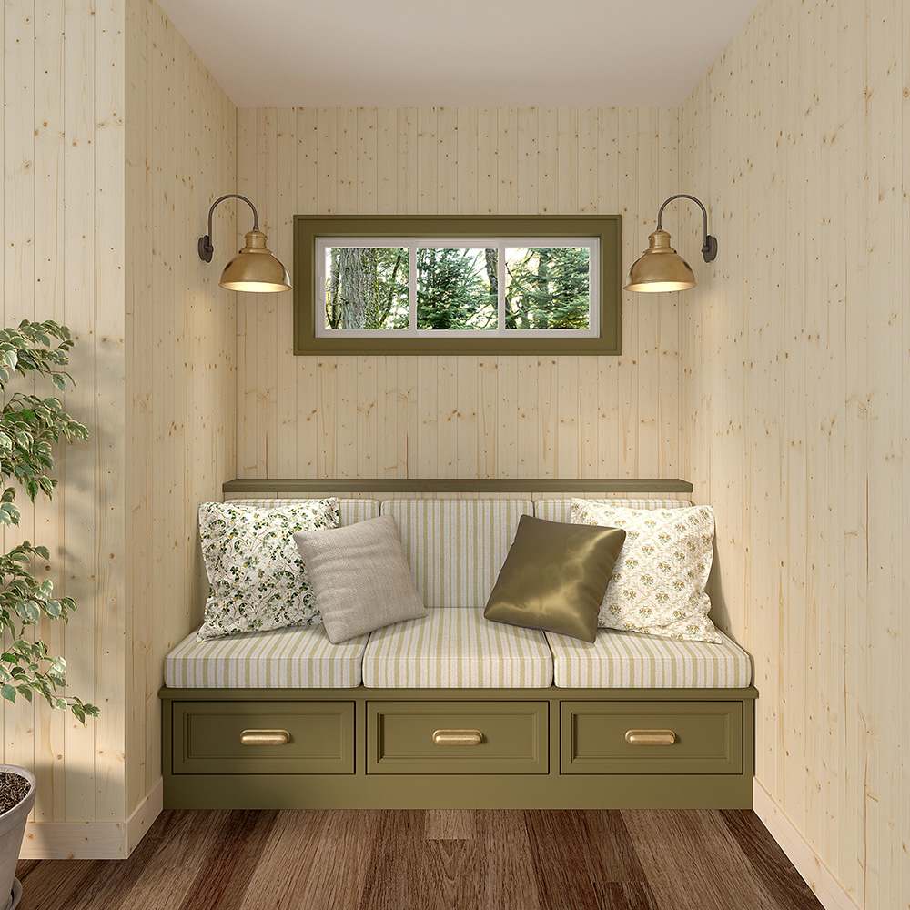 Lambris de bois Scandinave à joints en V