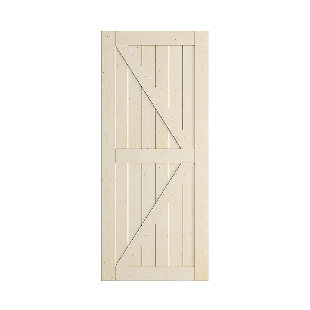 Porte de grange en pin Simple K 34&nbsp;po&nbsp;x&nbsp;84&nbsp;po NEKTRA