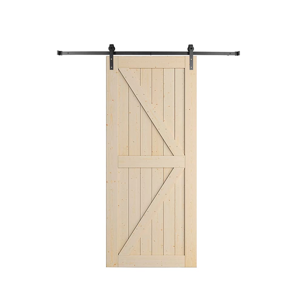 Porte de grange en pin Simple K 34&nbsp;po&nbsp;x&nbsp;84&nbsp;po NEKTRA