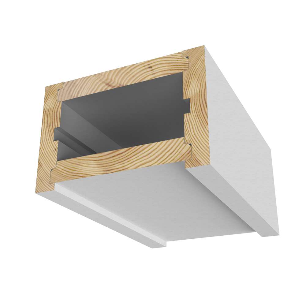 Fausse poutre en pin jointé 4 po x 6 po x 8 pi