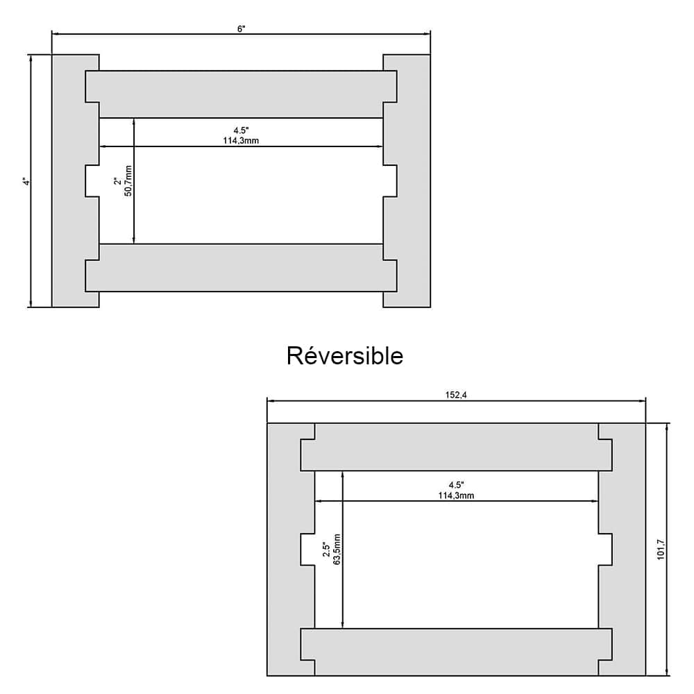 Fausse poutre en pin jointé 4&nbsp;po&nbsp;x&nbsp;6&nbsp;po&nbsp;x&nbsp;8&nbsp;pi