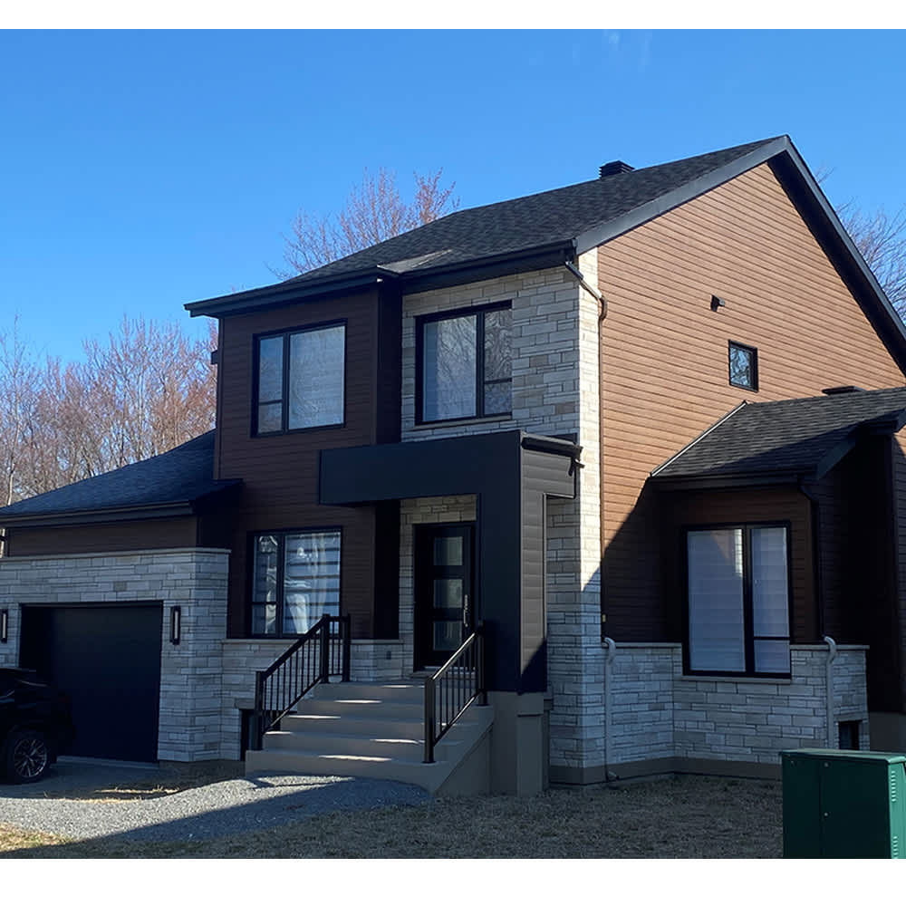 Revêtement en fibrociment torréfié 6&nbsp;1/4&nbsp;po&nbsp;x&nbsp;12&nbsp;pi