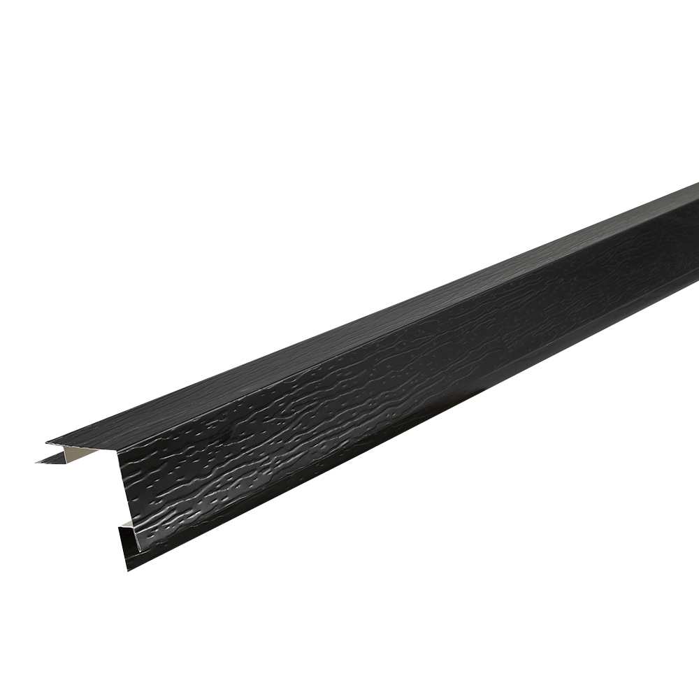 Coin extérieur en aluminium noir 5/8 po x 10 pi