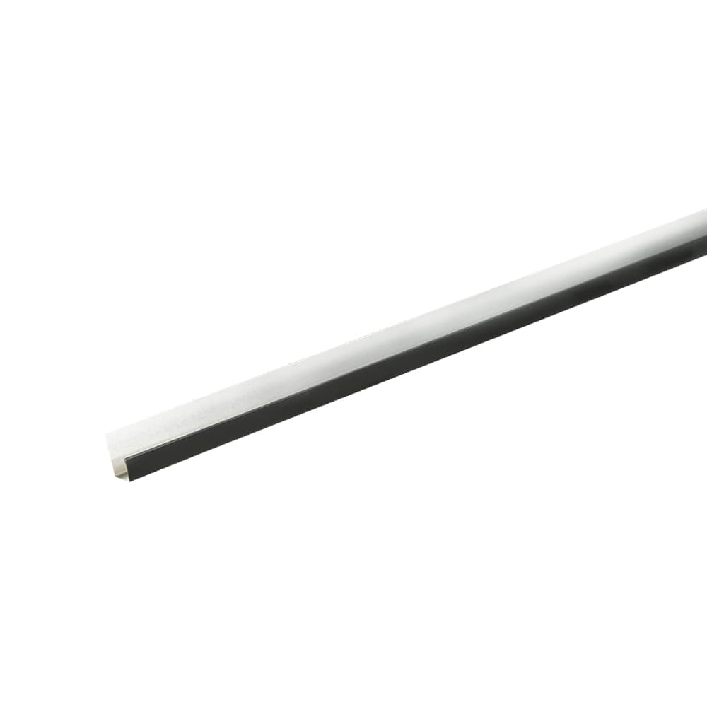 Moulure en J aluminium noire 1&nbsp;po&nbsp;x&nbsp;10&nbsp;pi