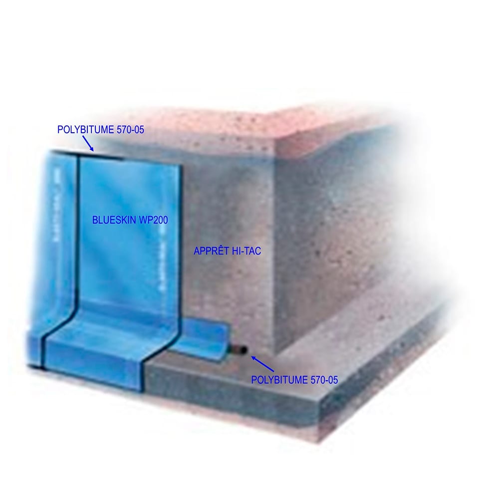 Membrane imperméabilisante Blueskin WP200, 36&nbsp;po&nbsp;x&nbsp;66,7&nbsp;pi