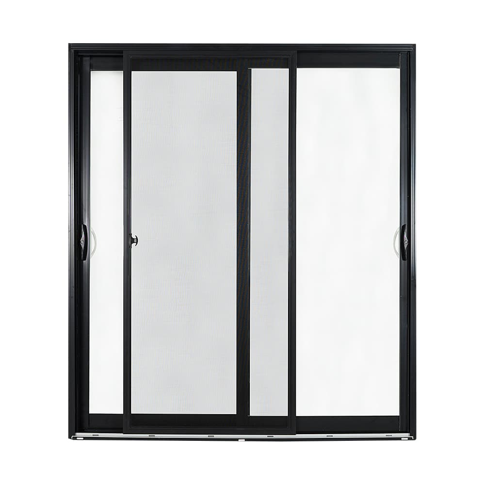 Energy-Efficient Double Sliding Patio Door 5&nbsp;ft Black