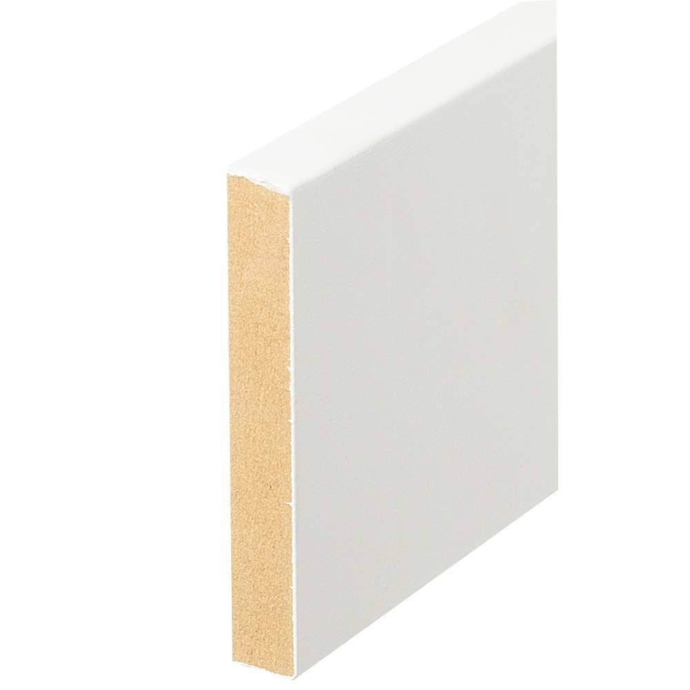 Plinthe rectangulaire en fibre de bois 1/2&nbsp;po&nbsp;x&nbsp;4&nbsp;po&nbsp;x&nbsp;8&nbsp;pi Pqt/6