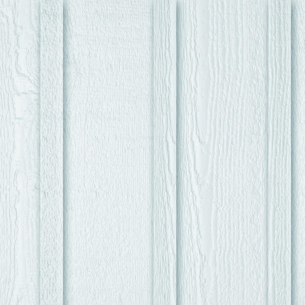 Revêtement d’extérieur Canexel Board & Batten blanc 12&nbsp;po&nbsp;x&nbsp;12&nbsp;pi