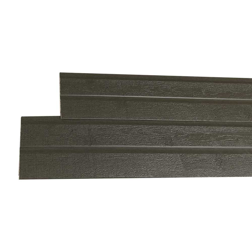 Canexel Charcoal Outdoor Siding Ridgewood D-5 12 in. x 12 ft.