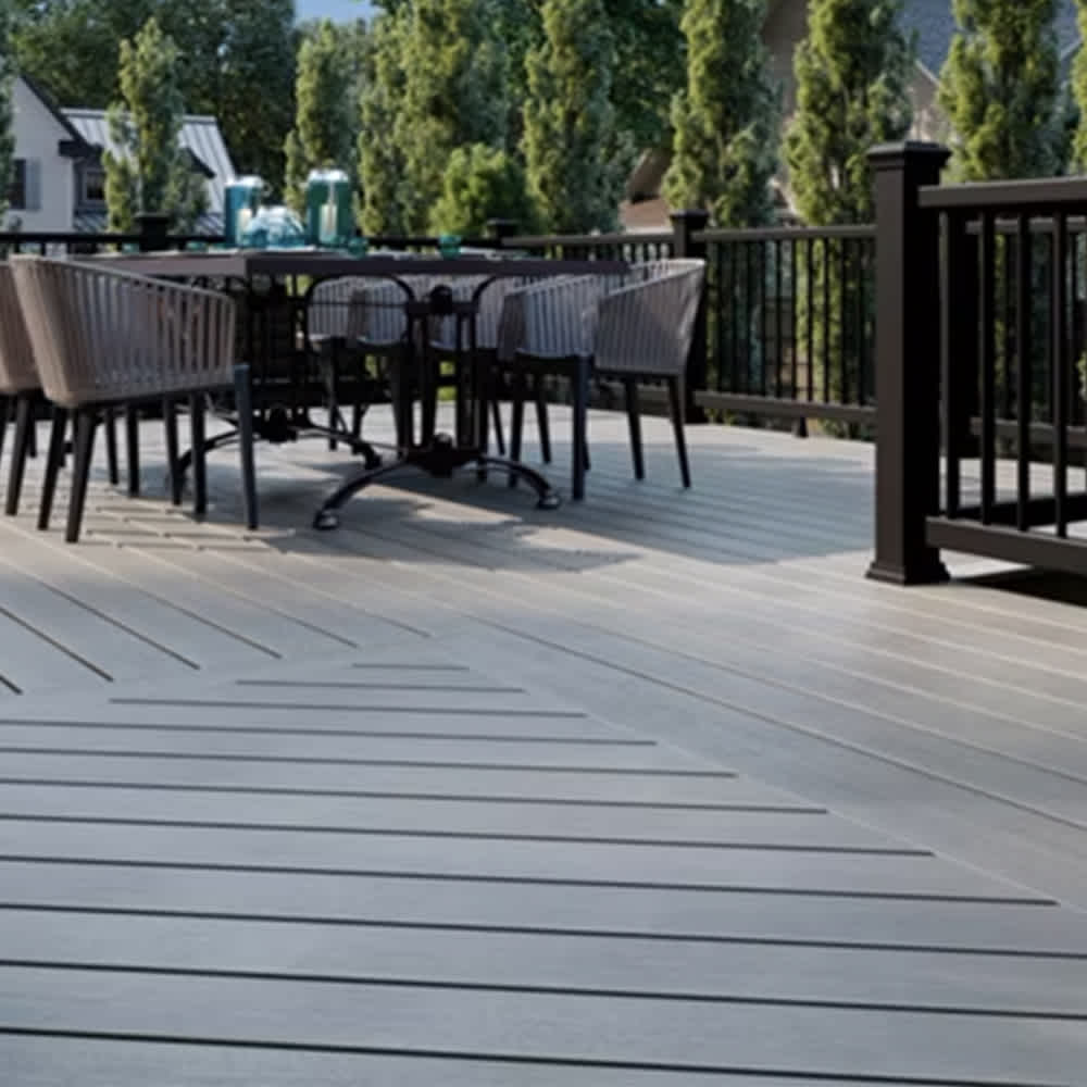 Trex Enhance Basics Composite Patio Board Grooved Edge Tide Pool 5&nbsp;1/2&nbsp;in&nbsp;x&nbsp;12&nbsp;ft