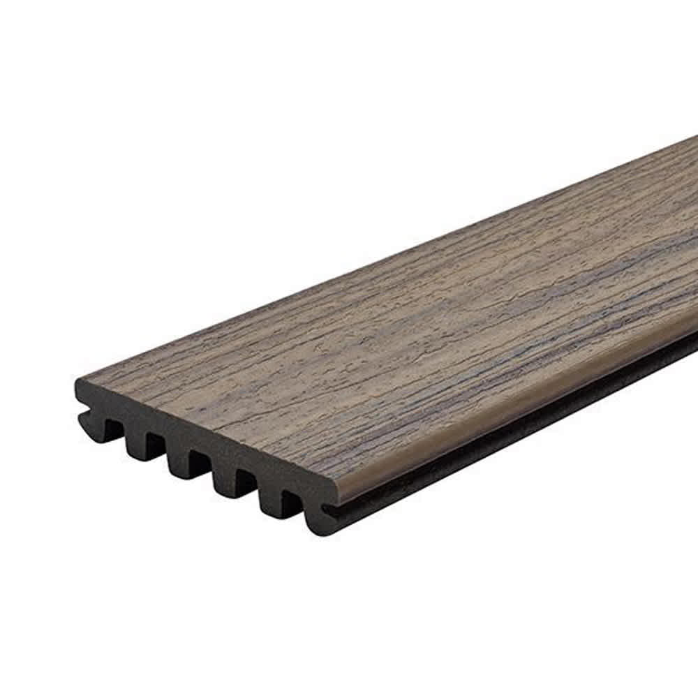 Trex Enhance Naturals Composite Patio Board Grooved Edge Rocky Harbor 5 1/2 in x 16 ft