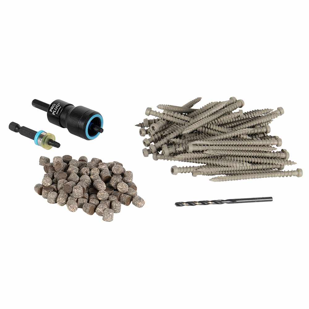 Trex Pro Plug Decking Screws and Plugs Toasted Sand 2&nbsp;3/4&nbsp;in Pkg/150