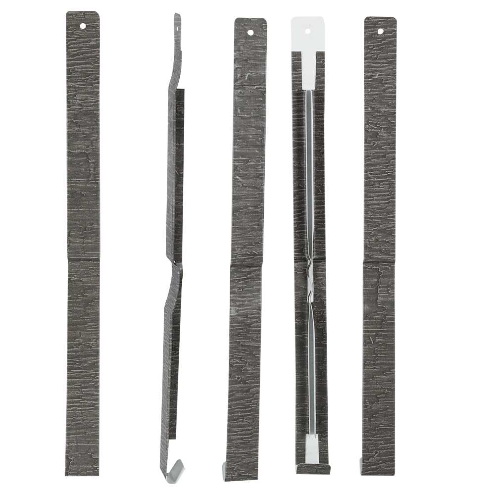 Ridgewood D-5 Siding Joints Charcoal 12 in. Pkg/20