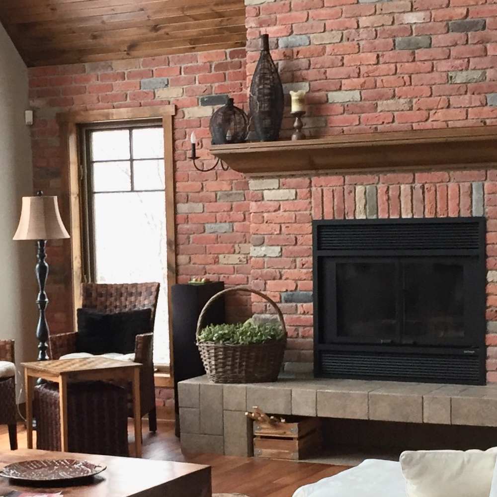 Coins de brique décorative rouge mixte SIMAX