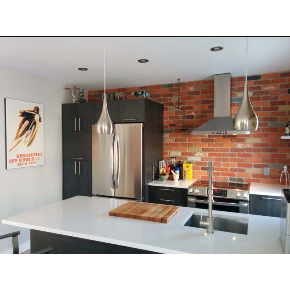 Coins de brique décorative rouge mixte SIMAX